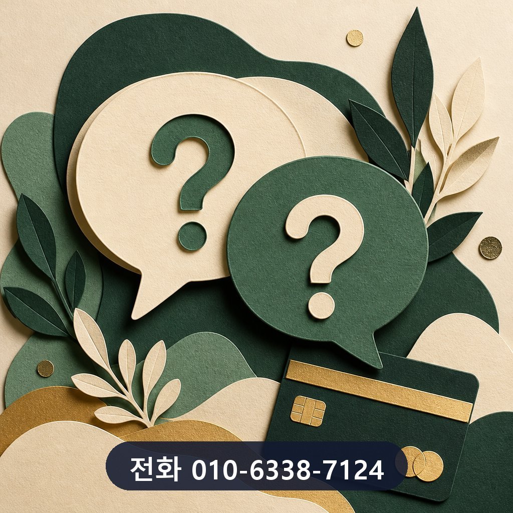 현대카드 카드깡 업체 자주 묻는 질문 이미지